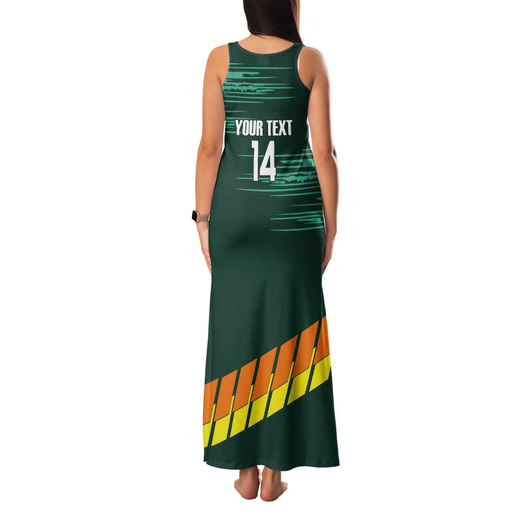 Custom Guernsey Cricket Tank Maxi Dress Go Champions - Wonder Print Shop