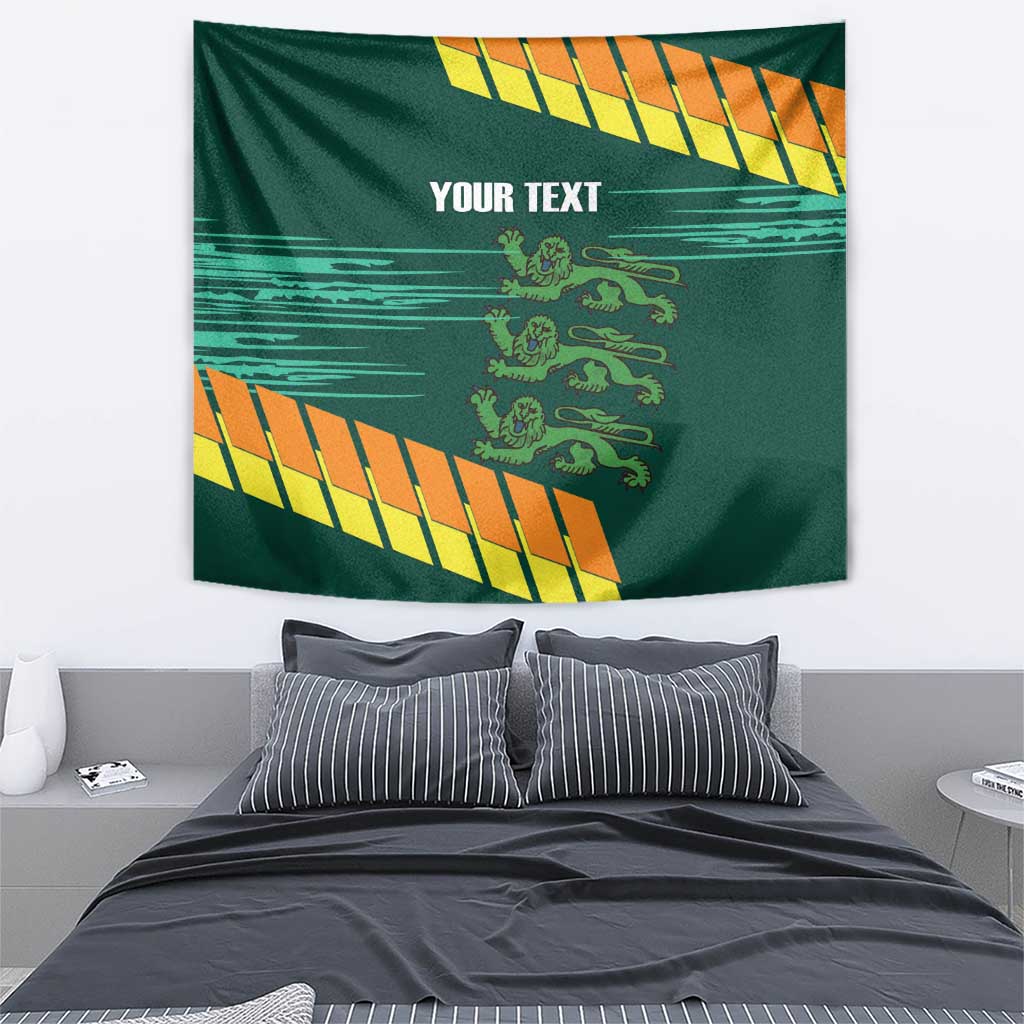 Custom Guernsey Cricket Tapestry Go Champions - Wonder Print Shop