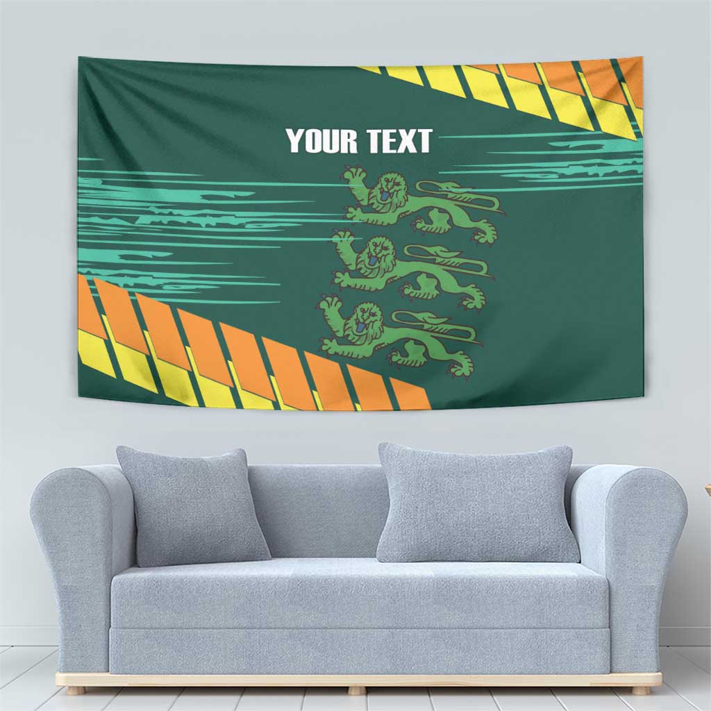 Custom Guernsey Cricket Tapestry Go Champions - Wonder Print Shop