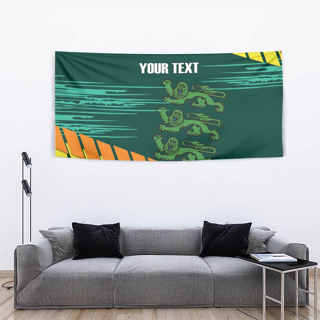Custom Guernsey Cricket Tapestry Go Champions - Wonder Print Shop