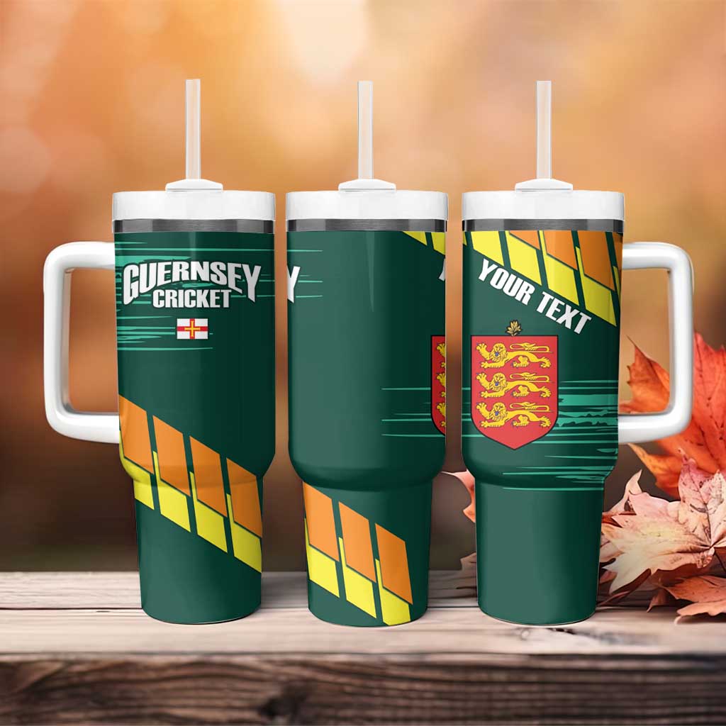 Custom Guernsey Cricket Tumbler With Handle Go Champions - Wonder Print Shop