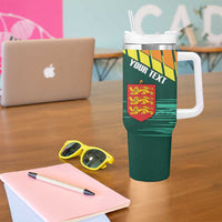 Custom Guernsey Cricket Tumbler With Handle Go Champions - Wonder Print Shop