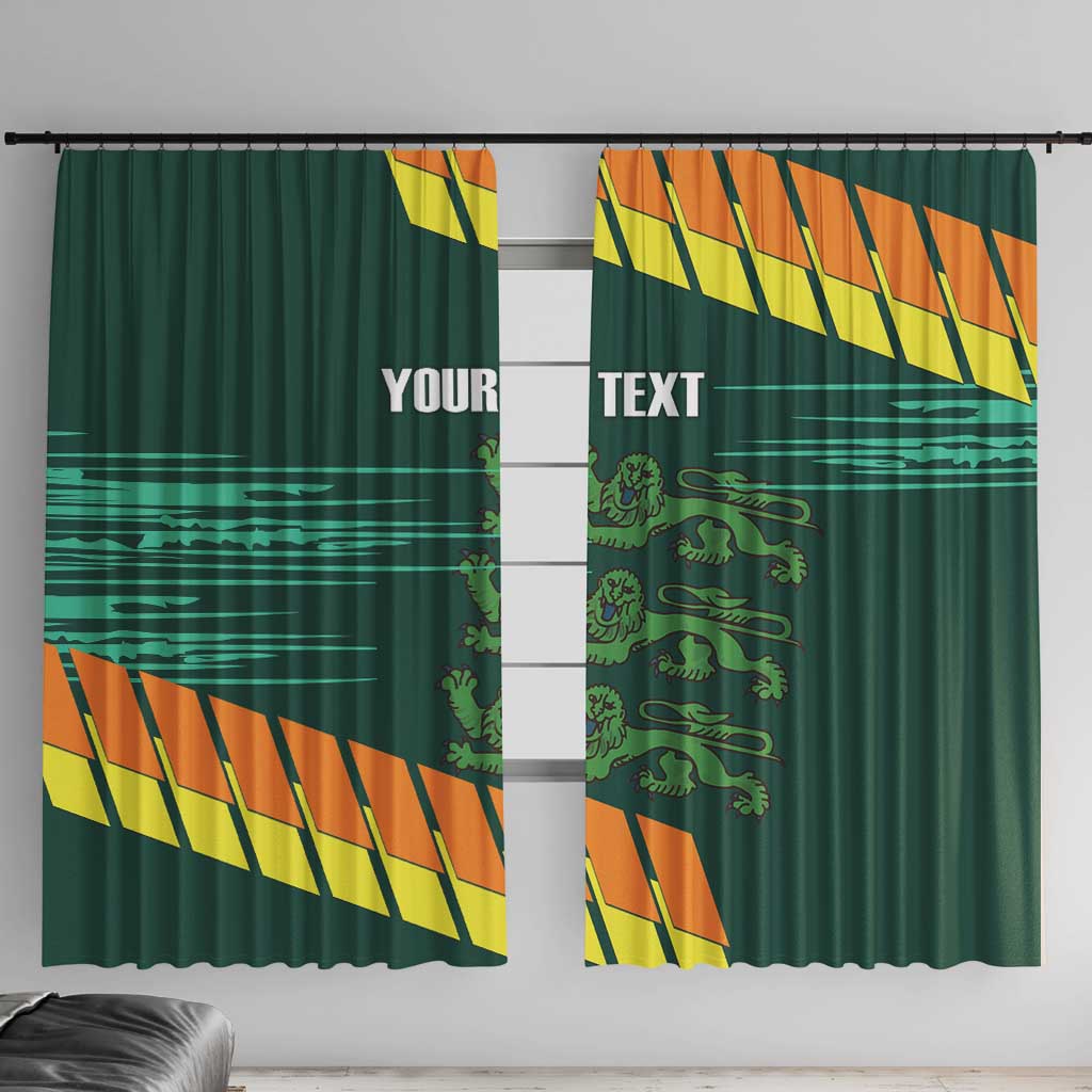 Custom Guernsey Cricket Window Curtain Go Champions - Wonder Print Shop