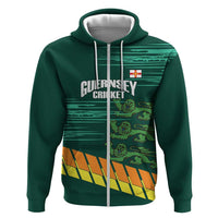 Custom Guernsey Cricket Zip Hoodie Go Champions - Wonder Print Shop