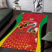 Saint Kitts and Nevis Area Rug Pelican 42nd Independence Anniversary - Wonder Print Shop