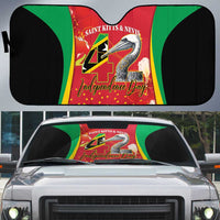 Saint Kitts and Nevis Auto Sun Shade Pelican 42nd Independence Anniversary - Wonder Print Shop