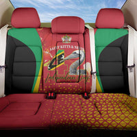 Saint Kitts and Nevis Back Car Seat Cover Pelican 42nd Independence Anniversary - Wonder Print Shop