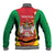 Personalized Saint Kitts and Nevis Baseball Jacket Pelican 42nd Independence Anniversary - Wonder Print Shop