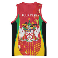 Personalized Saint Kitts and Nevis Basketball Jersey Pelican 42nd Independence Anniversary - Wonder Print Shop