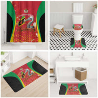 Saint Kitts and Nevis Bathroom Set Pelican 42nd Independence Anniversary - Wonder Print Shop