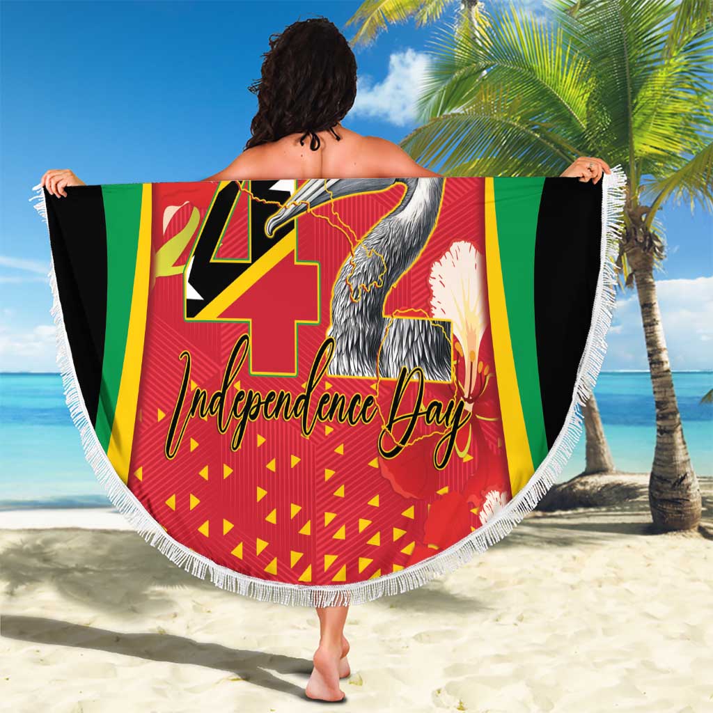 Saint Kitts and Nevis Beach Blanket Pelican 42nd Independence Anniversary - Wonder Print Shop