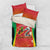 Saint Kitts and Nevis Bedding Set Pelican 42nd Independence Anniversary - Wonder Print Shop