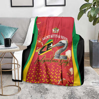 Saint Kitts and Nevis Blanket Pelican 42nd Independence Anniversary - Wonder Print Shop
