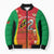 Personalized Saint Kitts and Nevis Bomber Puffer Jacket Pelican 42nd Independence Anniversary - Wonder Print Shop