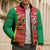 Personalized Saint Kitts and Nevis Bomber Puffer Jacket Pelican 42nd Independence Anniversary - Wonder Print Shop