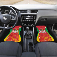 Saint Kitts and Nevis Car Mats Pelican 42nd Independence Anniversary - Wonder Print Shop