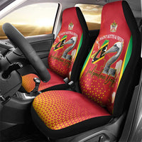 Saint Kitts and Nevis Car Seat Cover Pelican 42nd Independence Anniversary - Wonder Print Shop