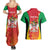 Personalized Saint Kitts and Nevis Couples Matching Summer Maxi Dress and Hawaiian Shirt Pelican 42nd Independence Anniversary - Wonder Print Shop