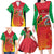 Personalized Saint Kitts and Nevis Family Matching Long Sleeve Bodycon Dress and Hawaiian Shirt Pelican 42nd Independence Anniversary - Wonder Print Shop
