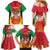 Personalized Saint Kitts and Nevis Family Matching Mermaid Dress and Hawaiian Shirt Pelican 42nd Independence Anniversary - Wonder Print Shop