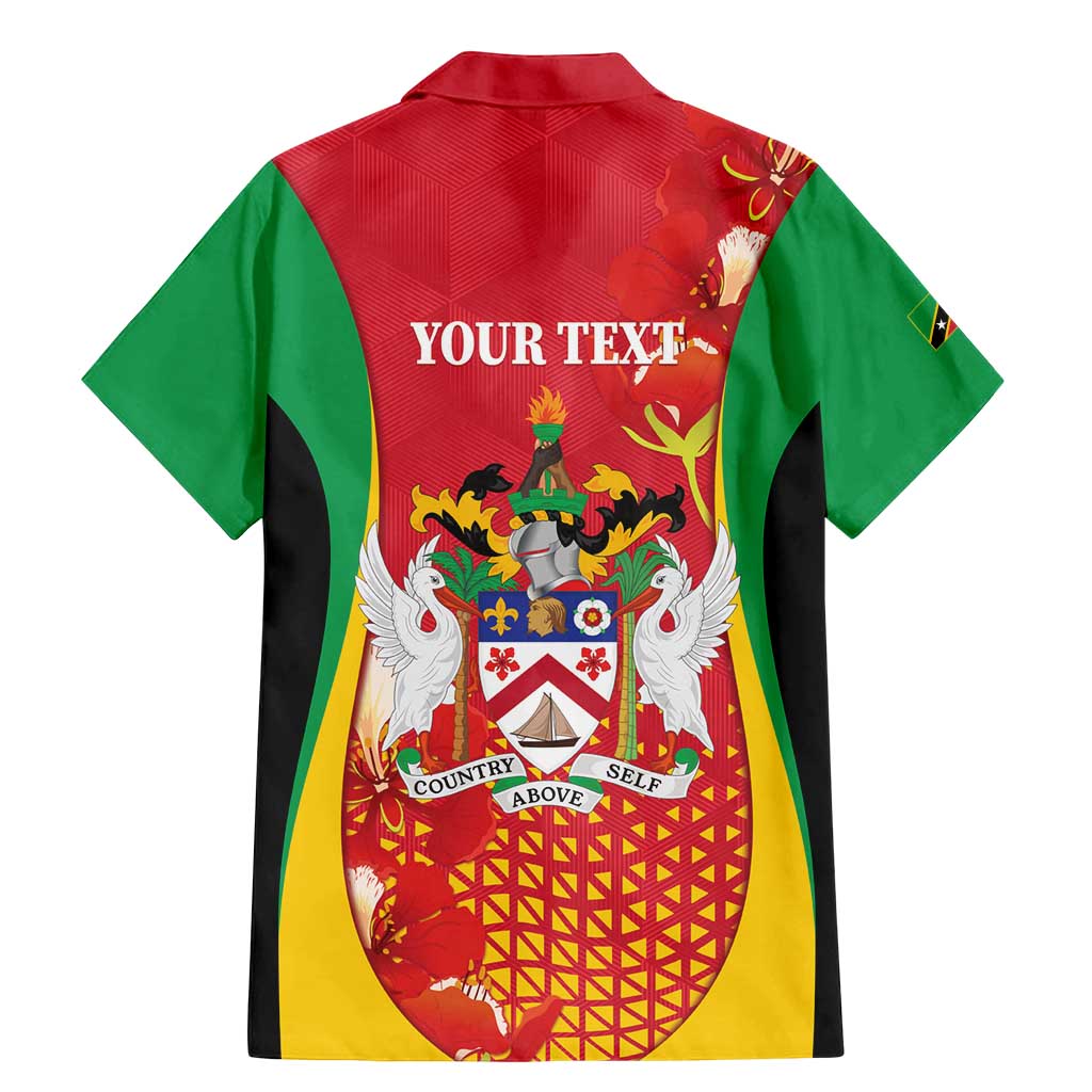 Personalized Saint Kitts and Nevis Family Matching Mermaid Dress and Hawaiian Shirt Pelican 42nd Independence Anniversary - Wonder Print Shop