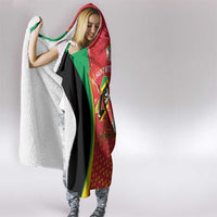 Saint Kitts and Nevis Hooded Blanket Pelican 42nd Independence Anniversary - Wonder Print Shop