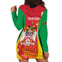 Personalized Saint Kitts and Nevis Hoodie Dress Pelican 42nd Independence Anniversary - Wonder Print Shop