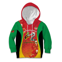 Personalized Saint Kitts and Nevis Kid Hoodie Pelican 42nd Independence Anniversary - Wonder Print Shop