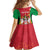 Personalized Saint Kitts and Nevis Kid Short Sleeve Dress Pelican 42nd Independence Anniversary - Wonder Print Shop