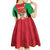 Personalized Saint Kitts and Nevis Kid Short Sleeve Dress Pelican 42nd Independence Anniversary - Wonder Print Shop