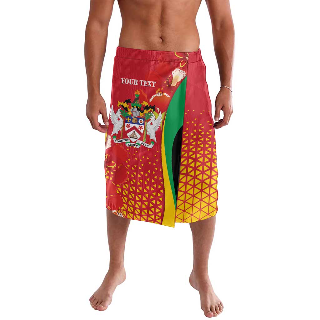 Personalized Saint Kitts and Nevis Lavalava Pelican 42nd Independence Anniversary - Wonder Print Shop