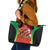 Saint Kitts and Nevis Leather Tote Bag Pelican 42nd Independence Anniversary - Wonder Print Shop