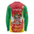 Personalized Saint Kitts and Nevis Long Sleeve Shirt Pelican 42nd Independence Anniversary - Wonder Print Shop