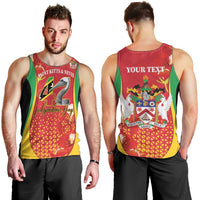 Personalized Saint Kitts and Nevis Men Tank Top Pelican 42nd Independence Anniversary - Wonder Print Shop