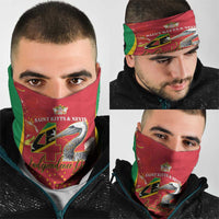 Saint Kitts and Nevis Neck Gaiter Pelican 42nd Independence Anniversary - Wonder Print Shop
