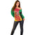 Personalized Saint Kitts and Nevis Off Shoulder Sweater Pelican 42nd Independence Anniversary - Wonder Print Shop
