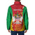 Personalized Saint Kitts and Nevis Padded Jacket Pelican 42nd Independence Anniversary - Wonder Print Shop