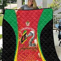 Saint Kitts and Nevis Quilt Pelican 42nd Independence Anniversary - Wonder Print Shop
