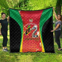Saint Kitts and Nevis Quilt Pelican 42nd Independence Anniversary - Wonder Print Shop