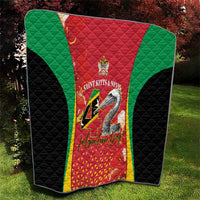 Saint Kitts and Nevis Quilt Pelican 42nd Independence Anniversary - Wonder Print Shop