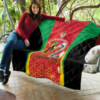 Saint Kitts and Nevis Quilt Pelican 42nd Independence Anniversary - Wonder Print Shop