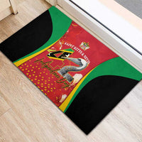 Saint Kitts and Nevis Rubber Doormat Pelican 42nd Independence Anniversary - Wonder Print Shop