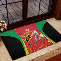 Saint Kitts and Nevis Rubber Doormat Pelican 42nd Independence Anniversary - Wonder Print Shop