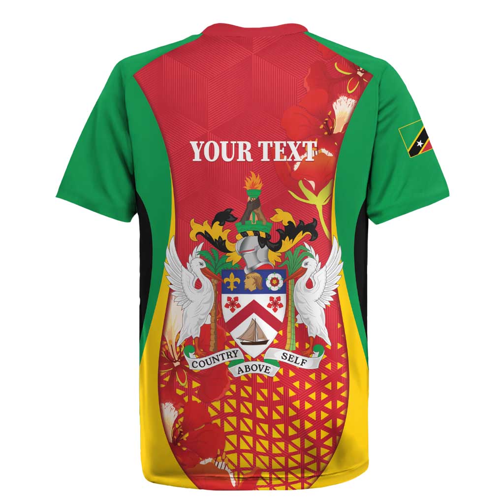 Personalized Saint Kitts and Nevis Rugby Jersey Pelican 42nd Independence Anniversary - Wonder Print Shop