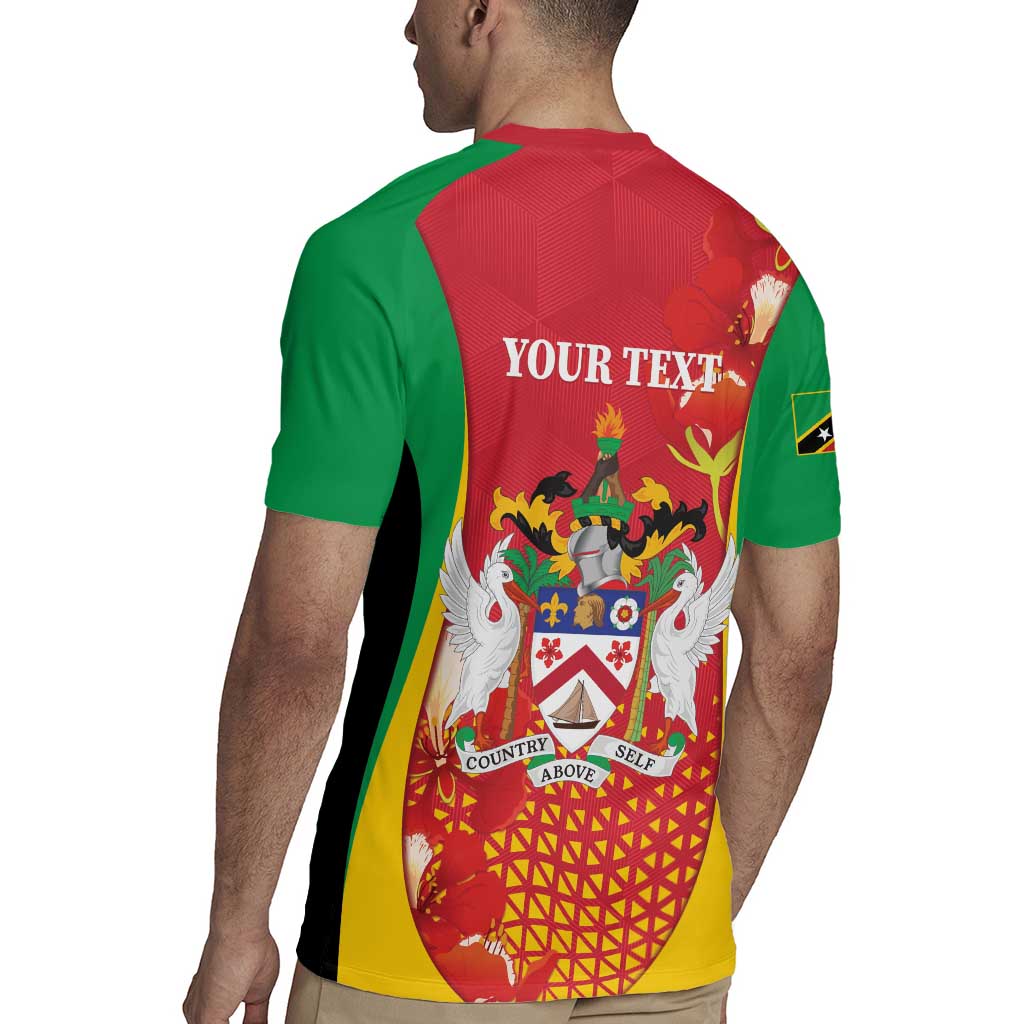 Personalized Saint Kitts and Nevis Rugby Jersey Pelican 42nd Independence Anniversary - Wonder Print Shop