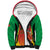 Personalized Saint Kitts and Nevis Sherpa Hoodie Pelican 42nd Independence Anniversary - Wonder Print Shop