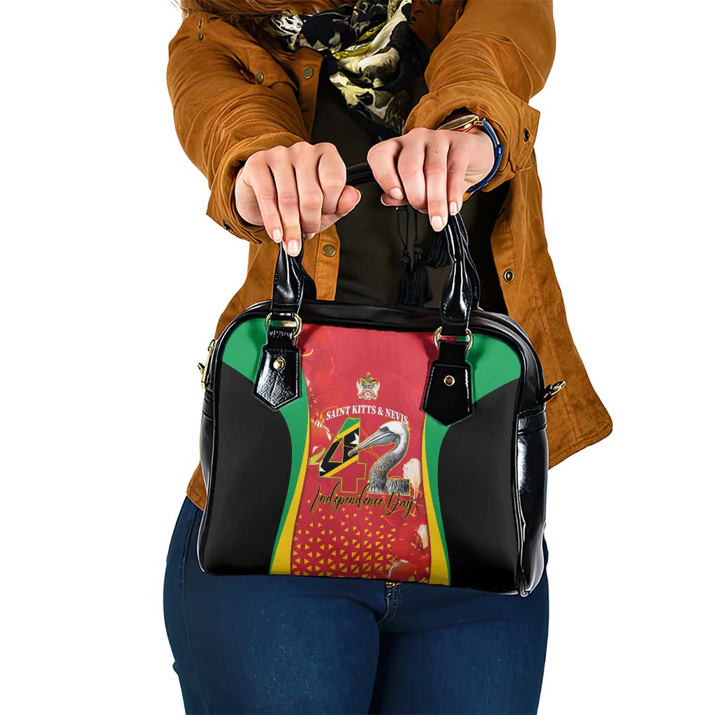 Saint Kitts and Nevis Shoulder Handbag Pelican 42nd Independence Anniversary - Wonder Print Shop
