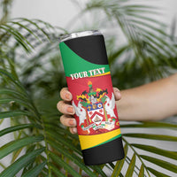 Personalized Saint Kitts and Nevis Skinny Tumbler Pelican 42nd Independence Anniversary - Wonder Print Shop