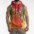Personalized Saint Kitts and Nevis Sleeveless Hoodie Pelican 42nd Independence Anniversary - Wonder Print Shop
