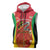 Personalized Saint Kitts and Nevis Sleeveless Zip Hoodie Pelican 42nd Independence Anniversary - Wonder Print Shop